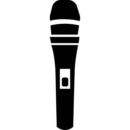 microfono a mano  icona
