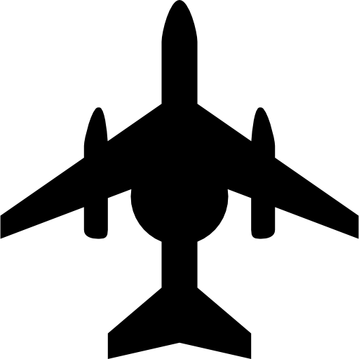 Passengers airplane  icon
