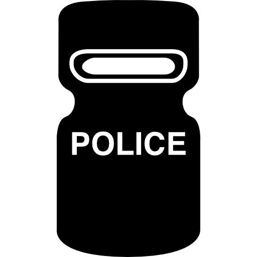 Полицейский щит  иконка