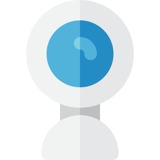 webcam Basic Rounded Flat icona