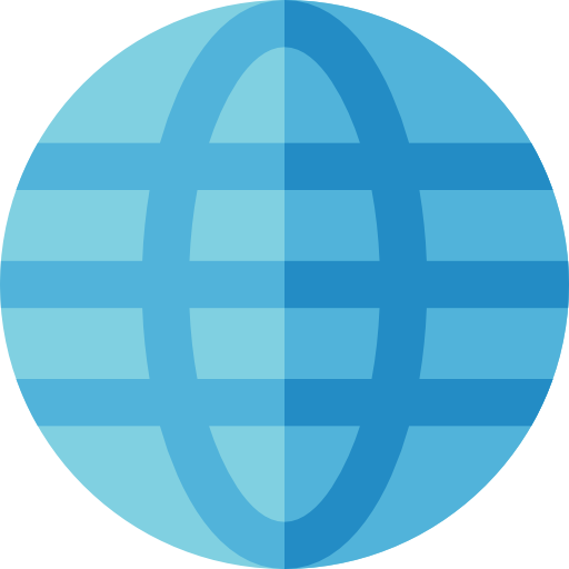 internet Basic Rounded Flat icon