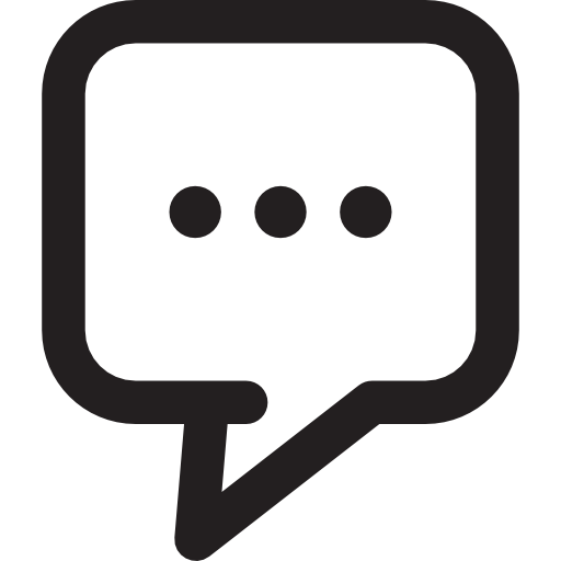 Chat Basic Rounded Lineal icon