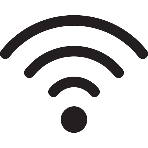 wi-fi Basic Rounded Lineal Ícone