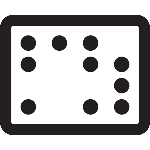 braille Basic Rounded Lineal icono