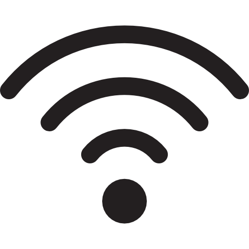 wi-fi Basic Rounded Filled Ícone