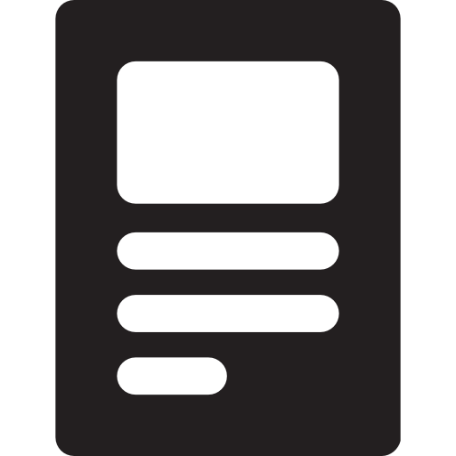 zeitung Basic Rounded Filled icon