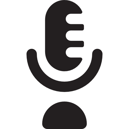mikrofon Basic Rounded Filled icon
