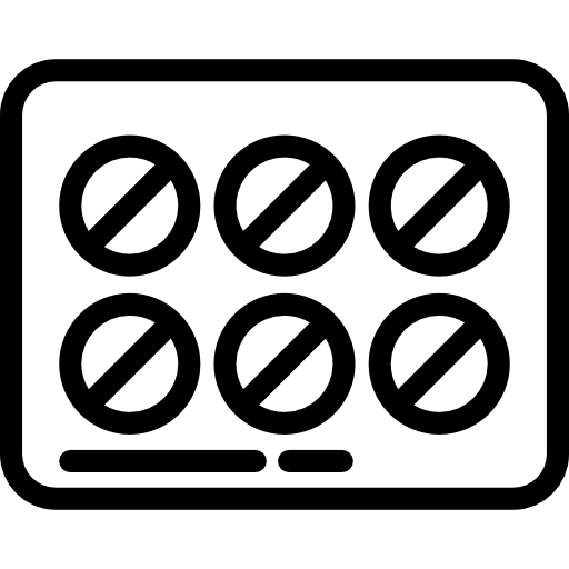 Drug Detailed Rounded Lineal icon