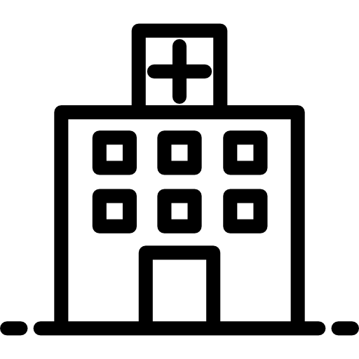 병원 Detailed Rounded Lineal icon
