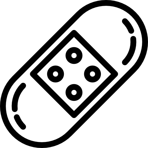 包帯 Detailed Rounded Lineal icon