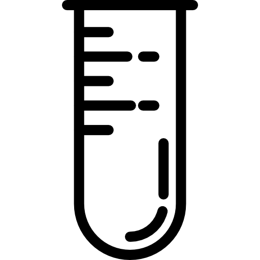 tubo de ensaio Detailed Rounded Lineal Ícone