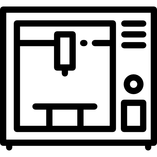 impresora 3d Detailed Rounded Lineal icono