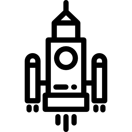 Rocket Detailed Rounded Lineal icon