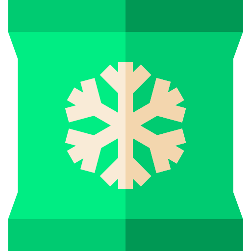 congelado Basic Straight Flat icono