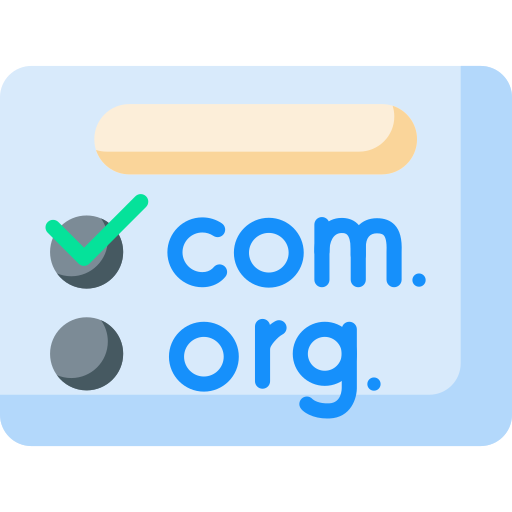 registro de dominio Special Flat icono