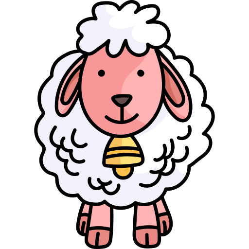 owce Hand Drawn Color ikona
