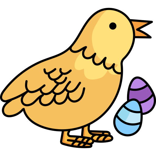 Chick Hand Drawn Color icon