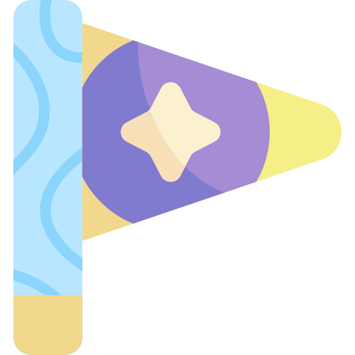 Флаг Kawaii Flat иконка