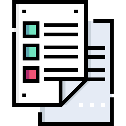 タスク Detailed Straight Lineal color icon