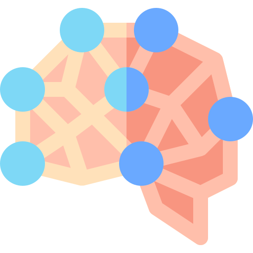 mózg Basic Rounded Flat ikona