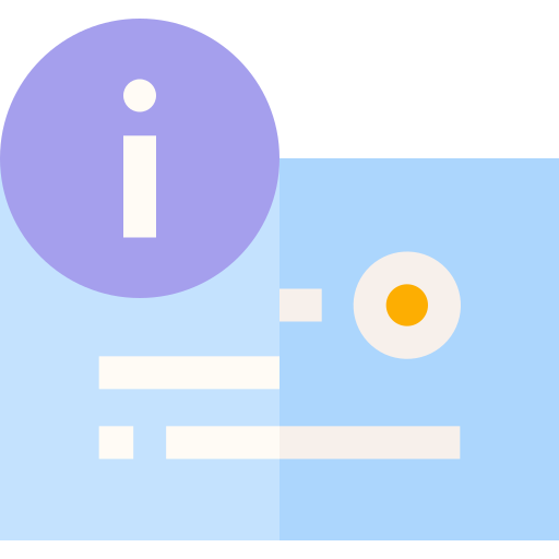 information Basic Straight Flat Icône
