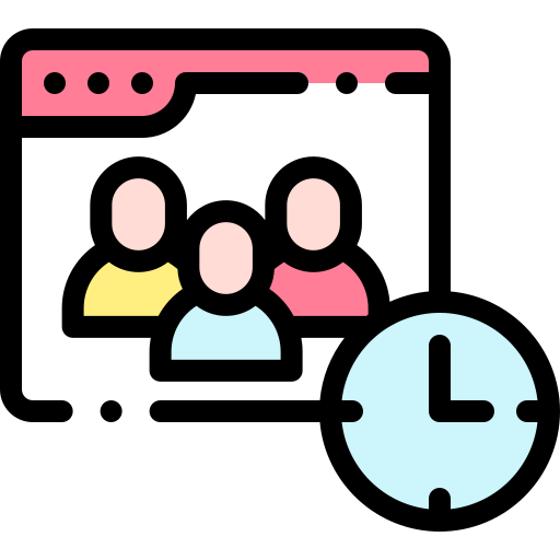 Schedule Detailed Rounded Lineal color icon