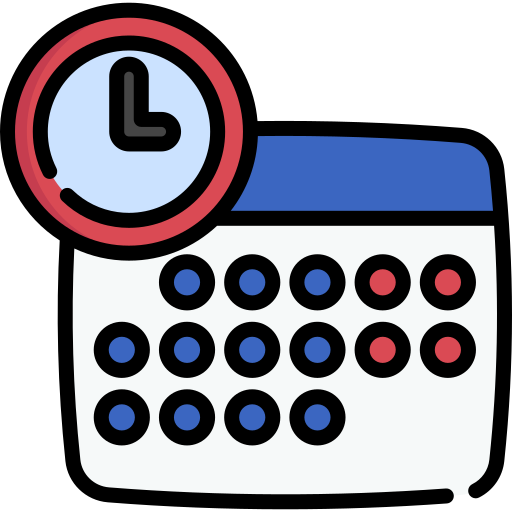 시간표 Special Lineal color icon
