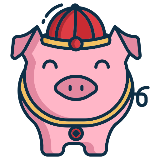 Pig Icongeek26 Linear Colour icon