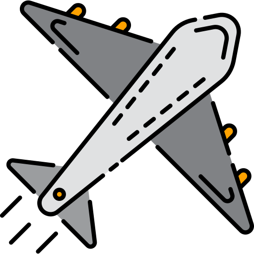 avion Generic Outline Color icono