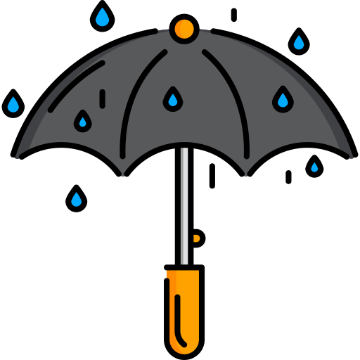 雨のしずく Generic Outline Color icon