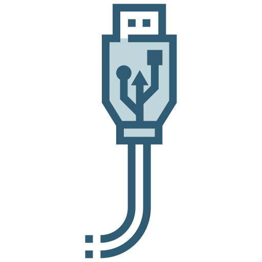 usb 케이블 Generic Outline Color icon