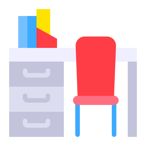 椅子とテーブル Generic Flat icon