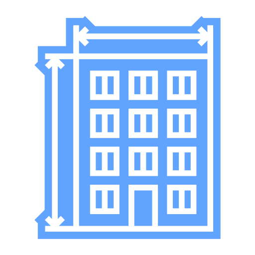 План здания Generic Blue иконка