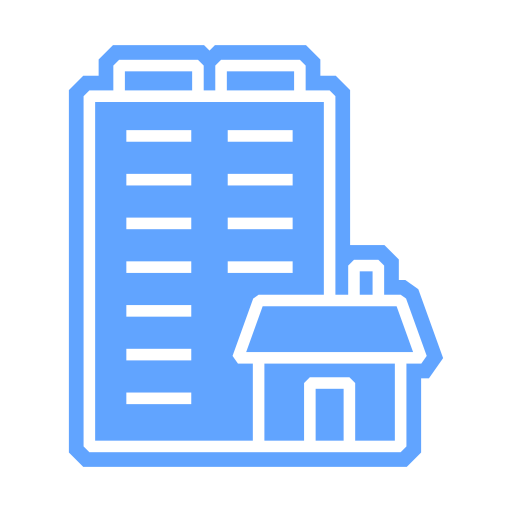 Houses Generic Blue icon