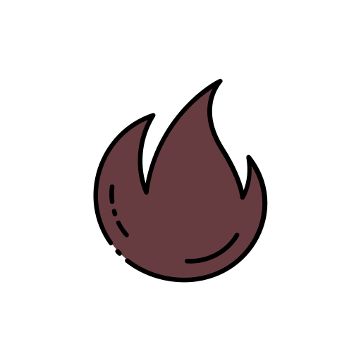 Fire Generic Outline Color icon
