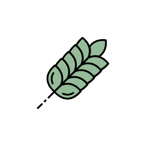 Wheat plant Generic Outline Color icon