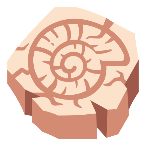 fossile MaxIcons Flat icona