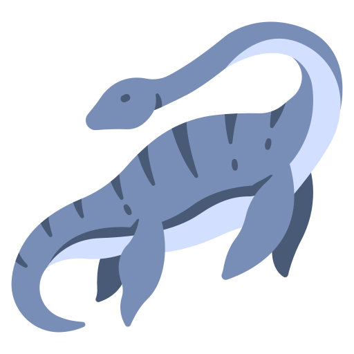 elasmosaurus MaxIcons Flat icoon
