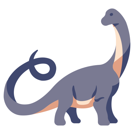 apatosaurus MaxIcons Flat icoon