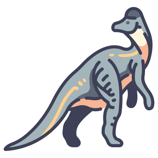 corythosaurus MaxIcons Lineal color icono