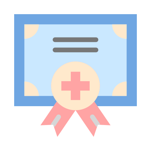 certificación Generic Flat icono