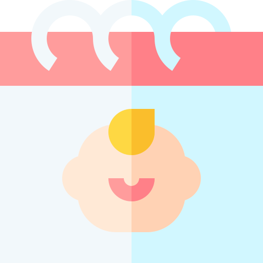 Baby shower Basic Straight Flat icon