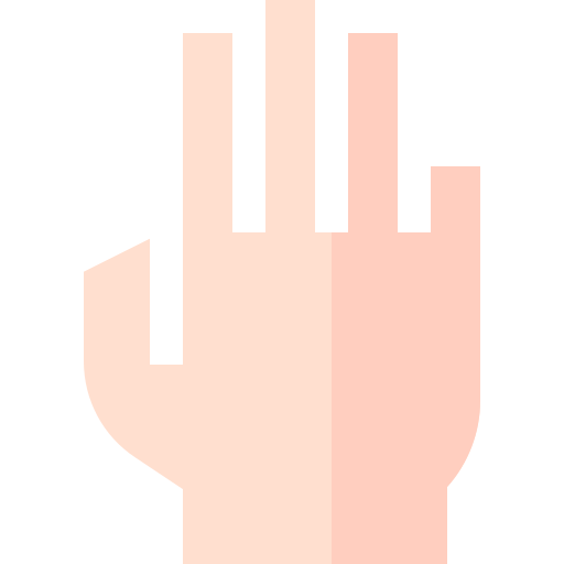 Little finger Basic Straight Flat icon