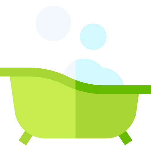 Bathtub Basic Straight Flat icon