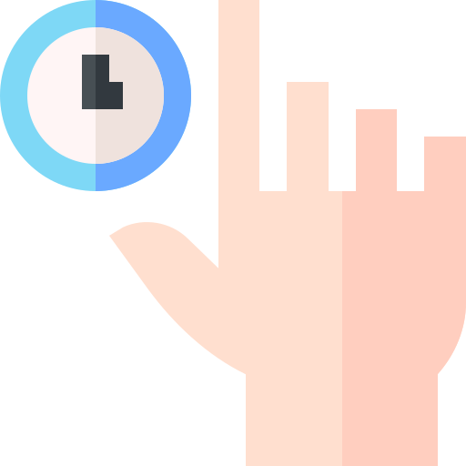 Hand Basic Straight Flat icon