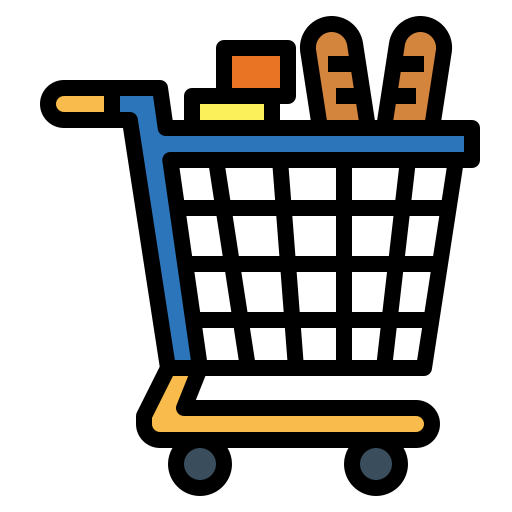 ショッピングカート Smalllikeart Lineal Color icon