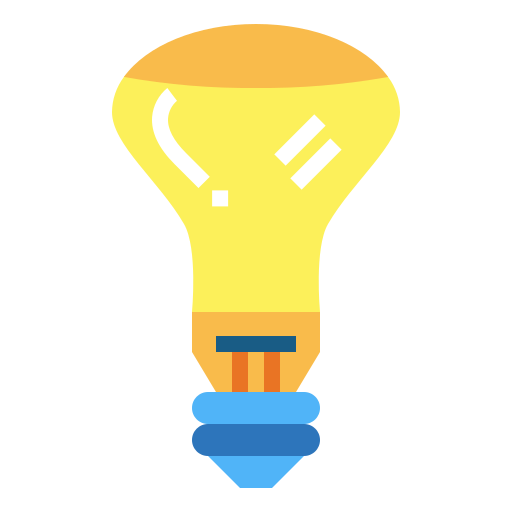 Bulb Smalllikeart Flat icon