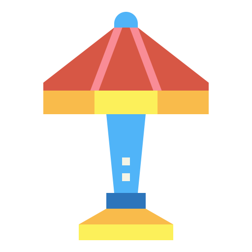 lámpara de mesa Smalllikeart Flat icono
