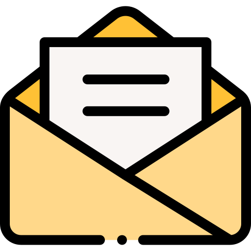 Mail Detailed Rounded Lineal color icon