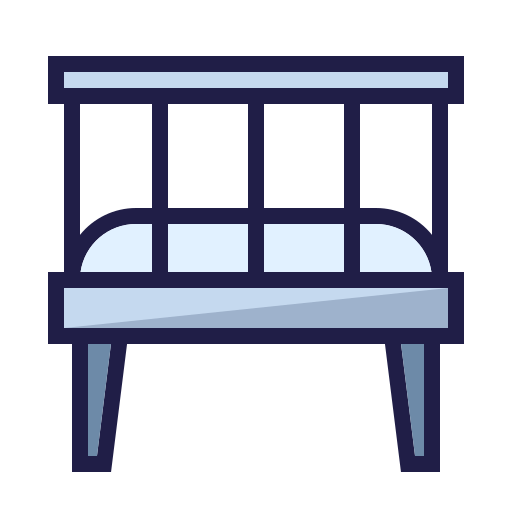 어린이 침대 Generic Blue icon